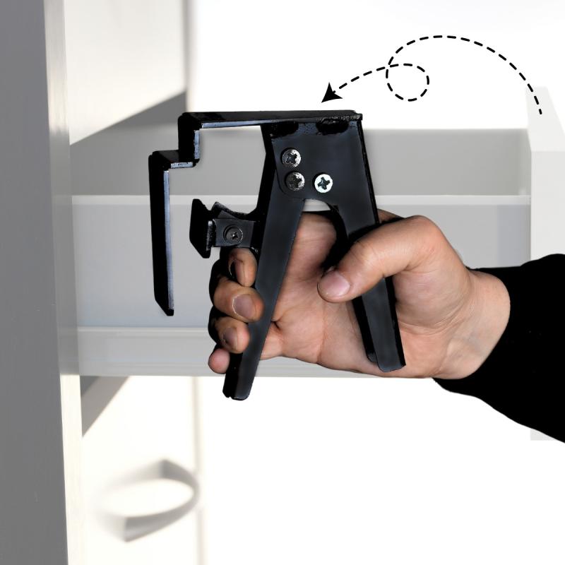 Ayarlanabilir Çekmece Yüzü ve Dolap Montaj İşkencesi (Tekli)